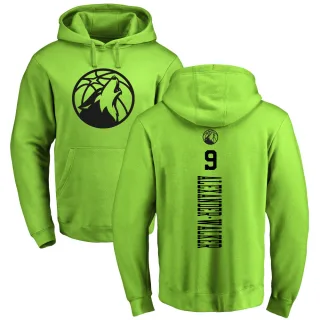 Men's Minnesota Timberwolves Nickeil Alexander-Walker Green Branded Neon One Color Backer Pullover Hoodie