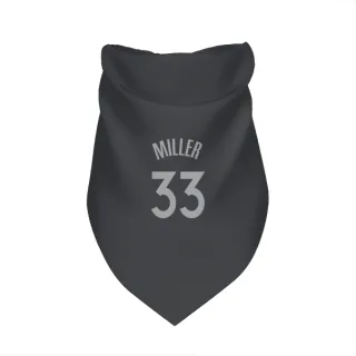 Minnesota Timberwolves Leonard Miller Black  Dog & Cat Pet Bandana