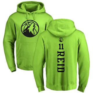 Youth Minnesota Timberwolves Naz Reid Green Branded Neon One Color Backer Pullover Hoodie